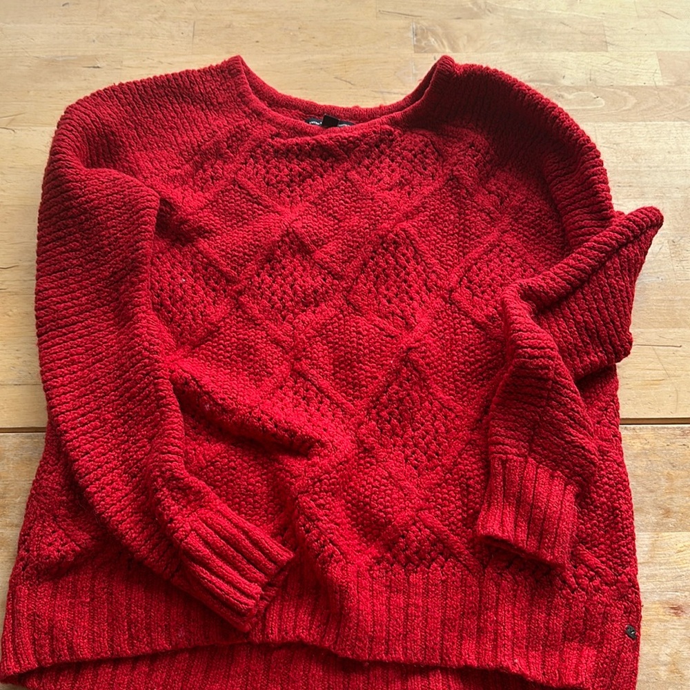 Red sweater